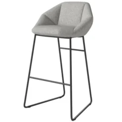 Krzesło Barowe Kimono Qual Light Grey Bolia