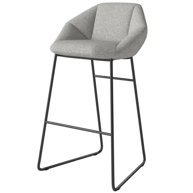 Krzesło Barowe Kimono Qual Light Grey Bolia