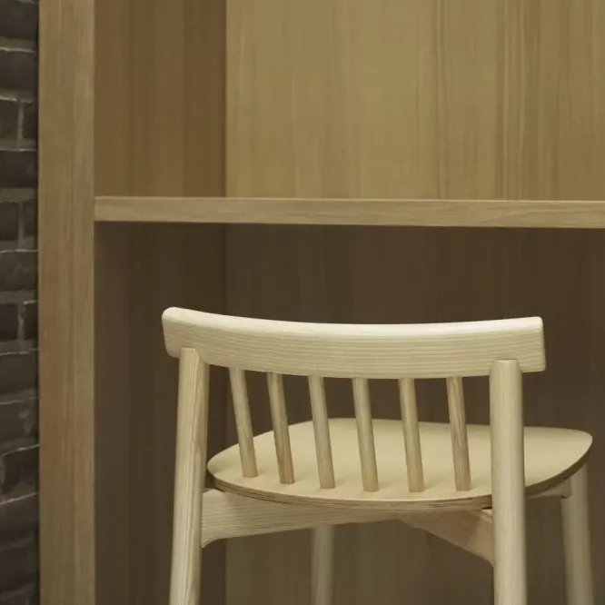 Krzesło Barowe Pind 75 Cm Naturalny Jesion Normann Copenhagen