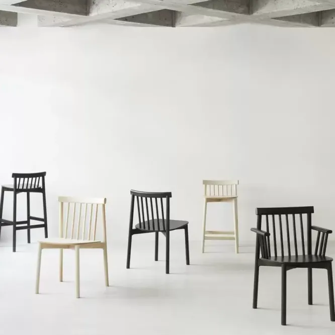 Krzesło Barowe Pind 75 Cm Naturalny Jesion Normann Copenhagen