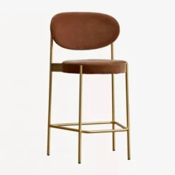 Krzesło Barowe Series 430 Mosiężna Podstawa Verpan