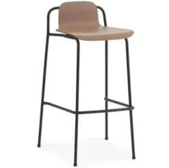 Krzesło Barowe Studio H65 Brązowe Normann Copenhagen