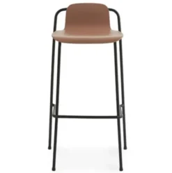 Krzesło Barowe Studio H75 Brązowe Normann Copenhagen
