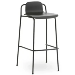 Krzesło Barowe Studio H65 Czarne Normann Copenhagen
