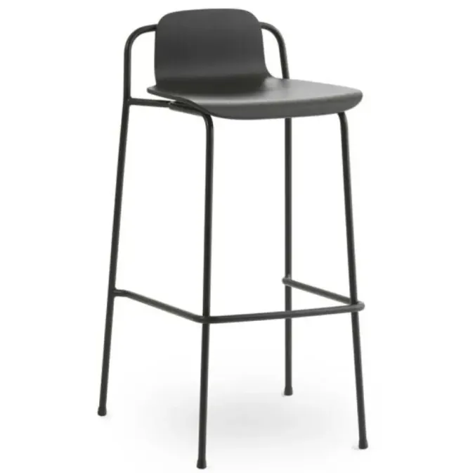 Krzesło Barowe Studio H75 Czarne Normann Copenhagen