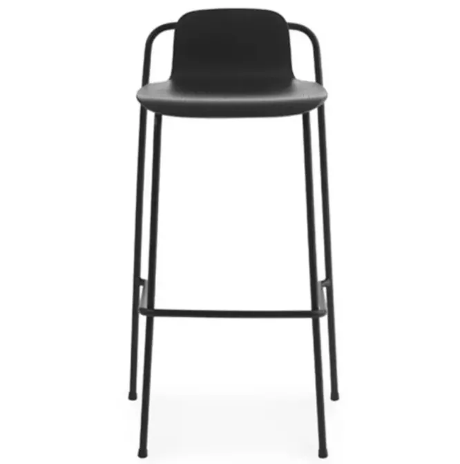 Krzesło Barowe Studio H75 Czarne Normann Copenhagen