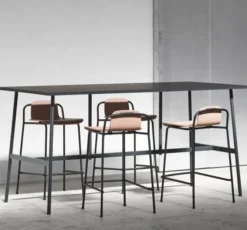 Krzesło Barowe Studio H65 Jasnoszare Normann Copenhagen