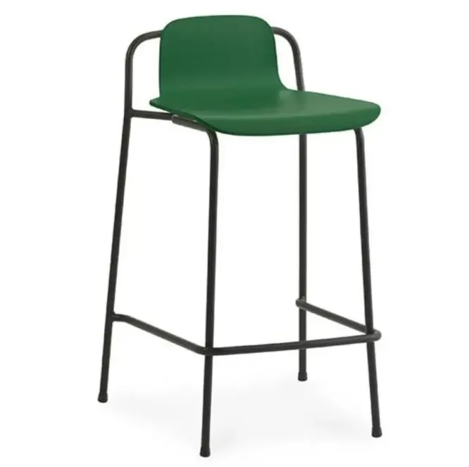 Krzesło Barowe Studio H65 Zielone Normann Copenhagen