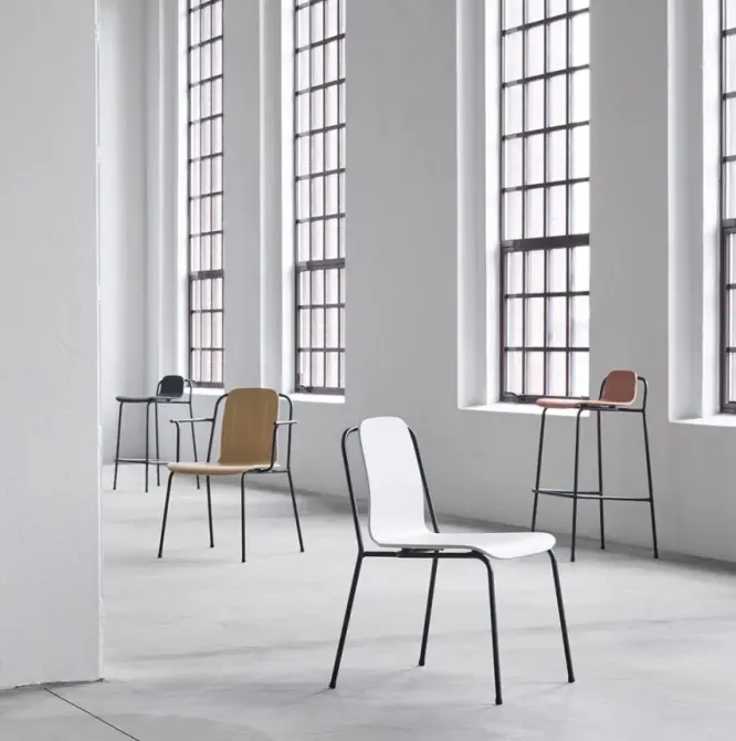 Krzesło Barowe Studio H65 Zielone Normann Copenhagen