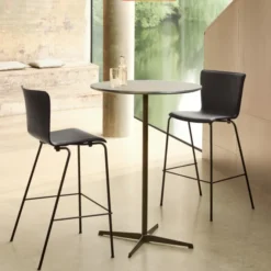 Krzesło Barowe Vico Duo Vm116 Czarny Jesion Fritz Hansen