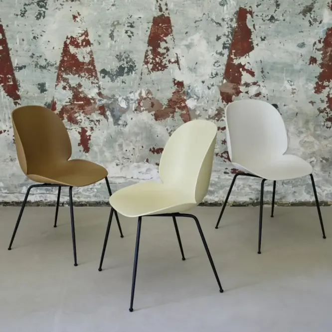 Krzesło Beetle Conic Różowe Gubi