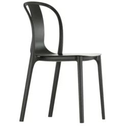 Krzesło Belleville Wood Czarny Jesion Vitra