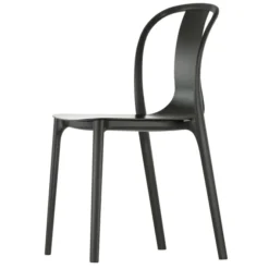 Krzesło Belleville Wood Czarny Jesion Vitra