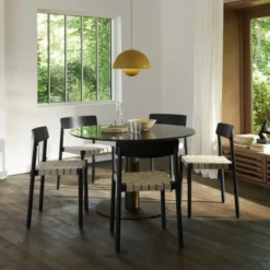 Krzesło Betty Tk1 Black-Natural Andtradition