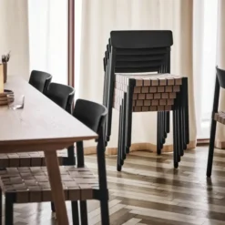 Krzesło Betty Tk1 Black-Natural Andtradition