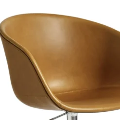 Krzesło Biurowe Aac53 Aluminiowa Podstawa - Sense Cognac Hay