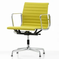 Krzesło Biurowe Aluminium Ea 132 Tkanina Canola - Podstawa Aluminiowa Vitra