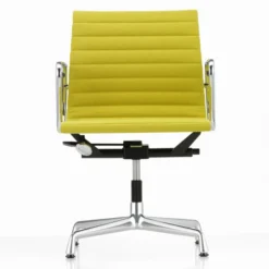 Krzesło Biurowe Aluminium Ea 132 Tkanina Canola - Podstawa Aluminiowa Vitra