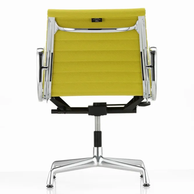 Krzesło Biurowe Aluminium Ea 132 Tkanina Canola - Podstawa Aluminiowa Vitra