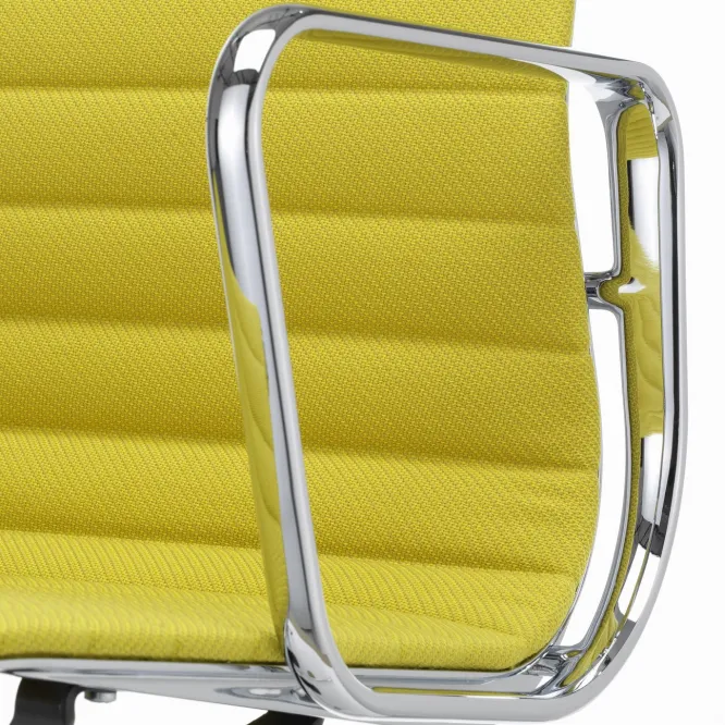 Krzesło Biurowe Aluminium Ea 132 Tkanina Canola - Podstawa Aluminiowa Vitra