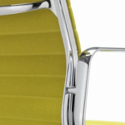 Krzesło Biurowe Aluminium Ea 132 Tkanina Canola - Podstawa Aluminiowa Vitra