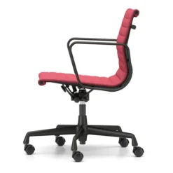 Krzesło Biurowe Aluminium Ea 117 Tkanina Track Magenta - Podstawa Czarna Vitra