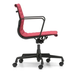 Krzesło Biurowe Aluminium Ea 117 Tkanina Track Magenta - Podstawa Czarna Vitra
