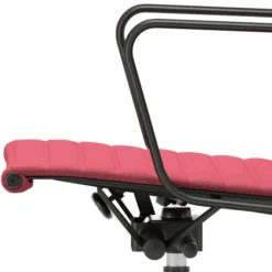 Krzesło Biurowe Aluminium Ea 117 Tkanina Track Magenta - Podstawa Czarna Vitra