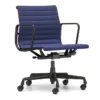 Krzesło Biurowe Aluminium Ea 118 Tkanina Track Royal - Podstawa Czarna Vitra
