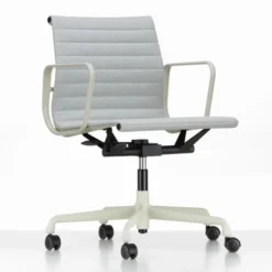 Krzesło Biurowe Aluminium Ea 117 Tkanina Cosy Pale Blue - Podstawa Kremowa Vitra