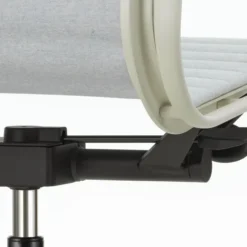 Krzesło Biurowe Aluminium Ea 117 Tkanina Cosy Pale Blue - Podstawa Kremowa Vitra