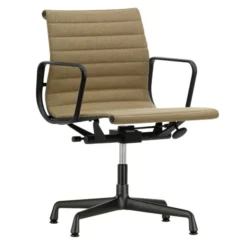 Krzesło Biurowe Aluminium Ea 132 Tkanina Papyrus - Podstawa Czarna Vitra