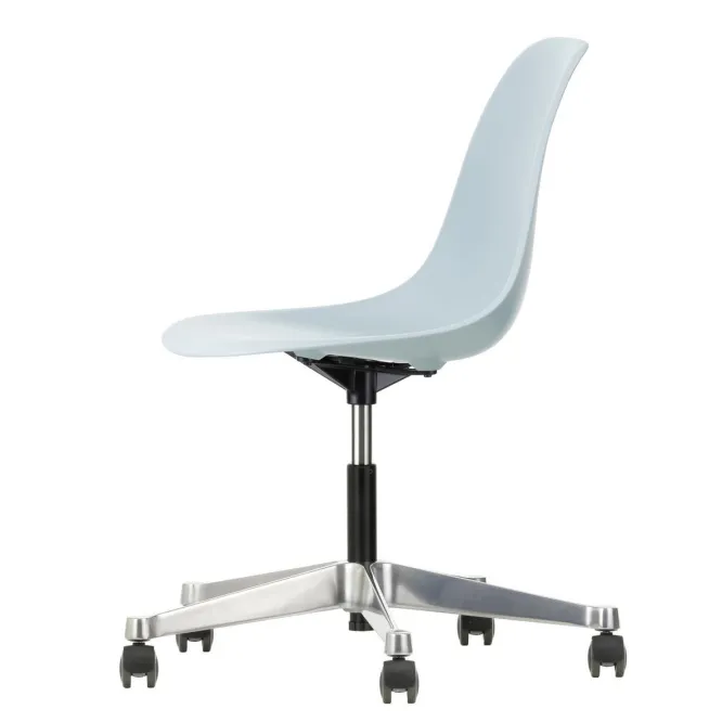 Krzesło Biurowe Eames Plastic Pscc Jasnoszare Vitra