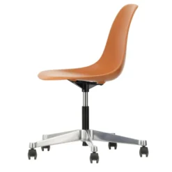 Krzesło Biurowe Eames Plastic Pscc Pomarańczowe Vitra