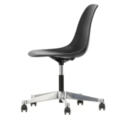 Krzesło Biurowe Eames Plastic Pscc Czarne Vitra