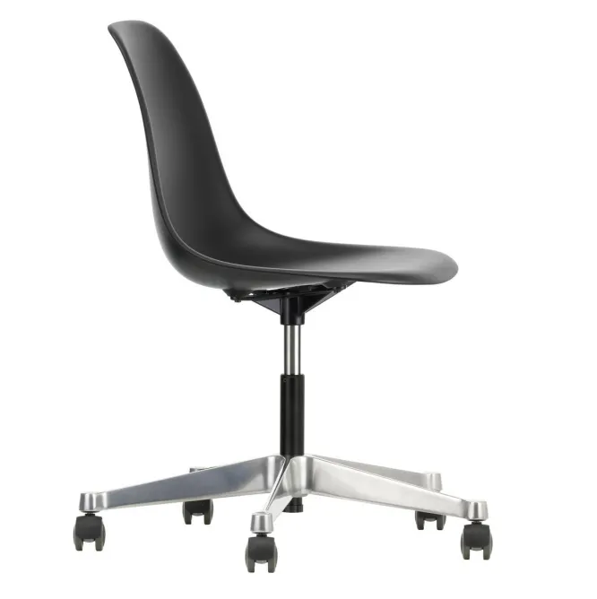Krzesło Biurowe Eames Plastic Pscc Czarne Vitra