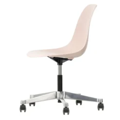 Krzesło Biurowe Eames Plastic Pscc Różowe Vitra