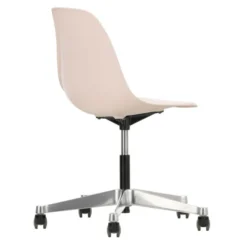 Krzesło Biurowe Eames Plastic Pscc Różowe Vitra