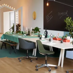Krzesło Biurowe Eames Plastic Pscc Niebieskie Vitra