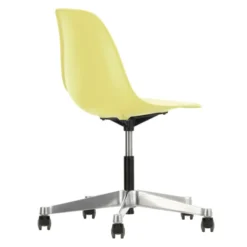 Krzesło Biurowe Eames Plastic Pscc Żółte Vitra
