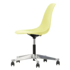 Krzesło Biurowe Eames Plastic Pscc Żółte Vitra