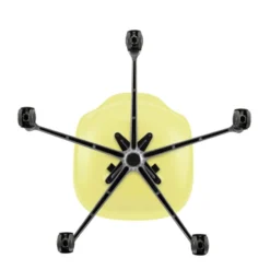 Krzesło Biurowe Eames Plastic Pscc Żółte Vitra
