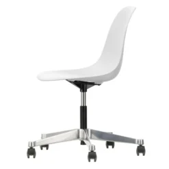 Krzesło Biurowe Eames Plastic Pscc Białe Vitra