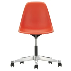 Krzesło Biurowe Eames Plastic Pscc Czerwone Vitra