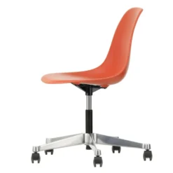 Krzesło Biurowe Eames Plastic Pscc Czerwone Vitra