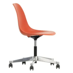 Krzesło Biurowe Eames Plastic Pscc Czerwone Vitra
