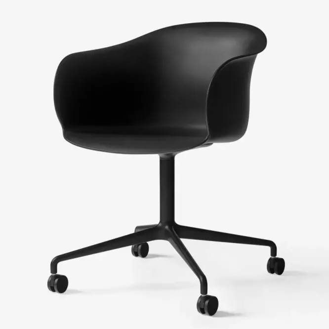 Krzesło Biurowe Elefy Jh36 Black Black Andtradition