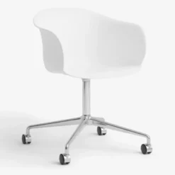 Krzesło Biurowe Elefy Jh36 White Aluminium Andtradition