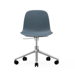 Krzesło Biurowe Form Aluminiowa Podstawa Niebieskie Normann Copenhagen
