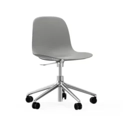 Krzesło Biurowe Form Aluminiowa Podstawa Szare Normann Copenhagen